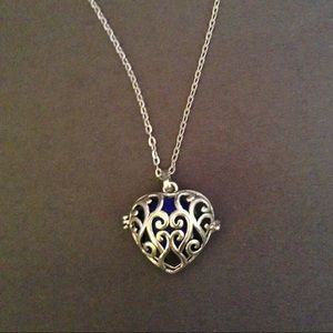NEW Essential Oil Diffuser Heart Necklace